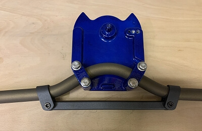 Handlebars special Cerakote finish by CMS - experts in coating and blast cleaning Bournemouth